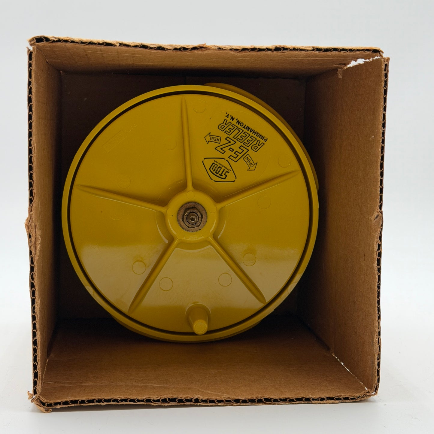 E-Z REELER Tie-wire Reel Trapping Supplies Yellow