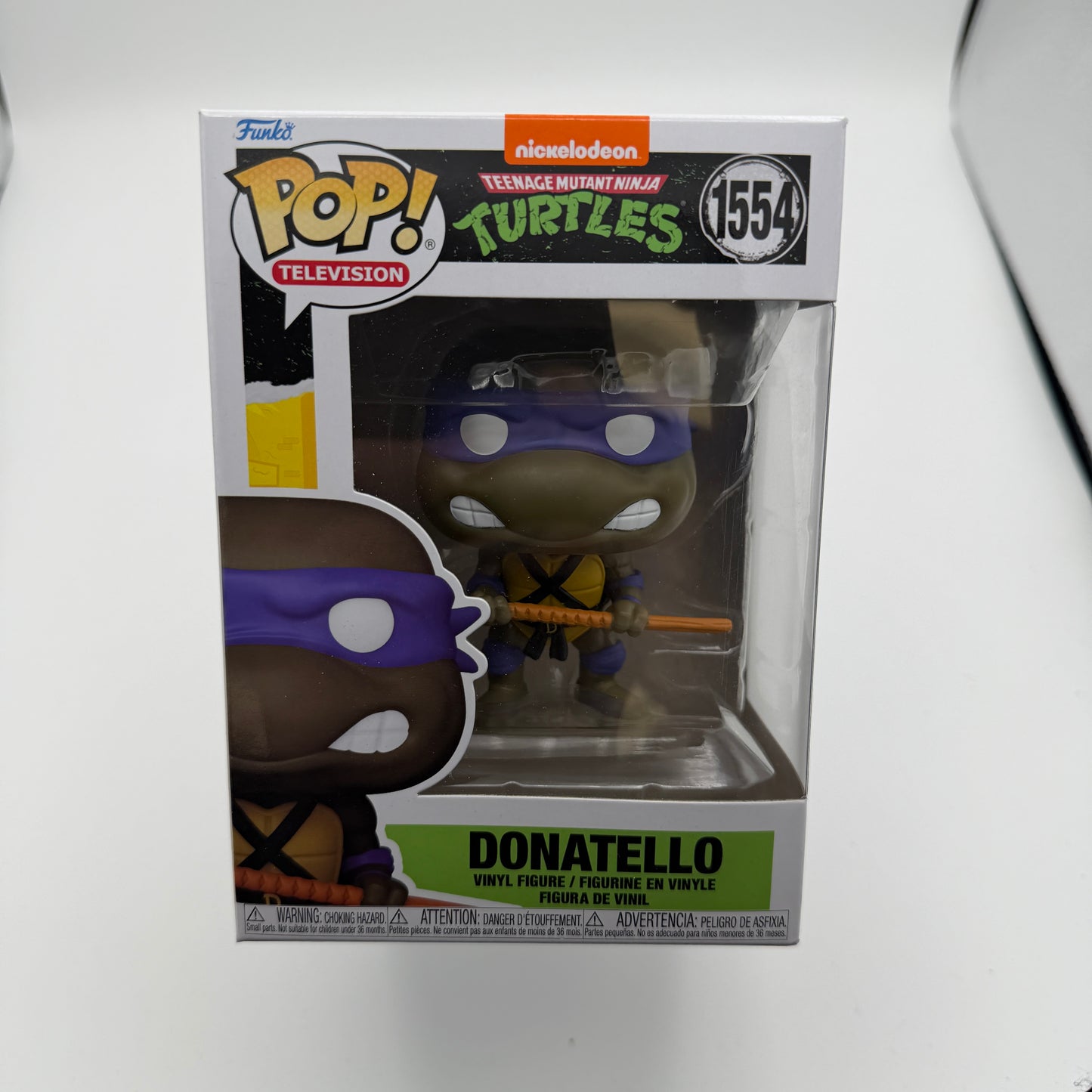 Funko Pop! Teenage Mutant Ninja Turtles Donatello (Classic) #1554 New in Box Collectible Figure