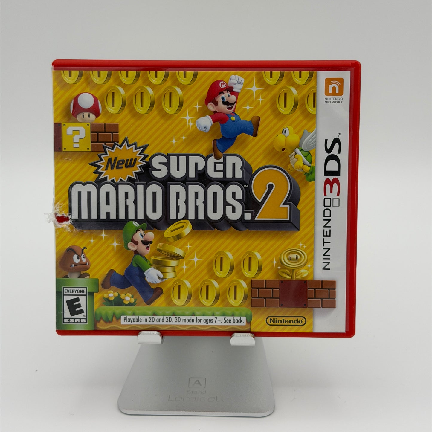 Nintendo 3DS New Super Mario Bros. 2 Red Game with Box Used