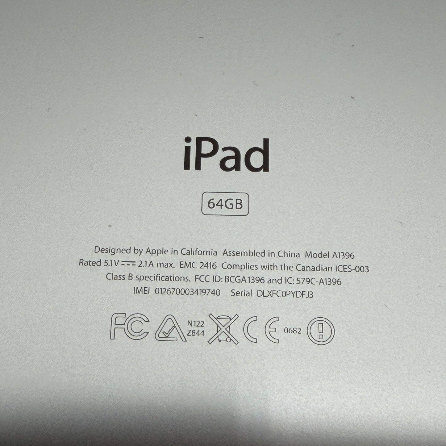 Apple iPad Lot of 5 For Parts or Repair