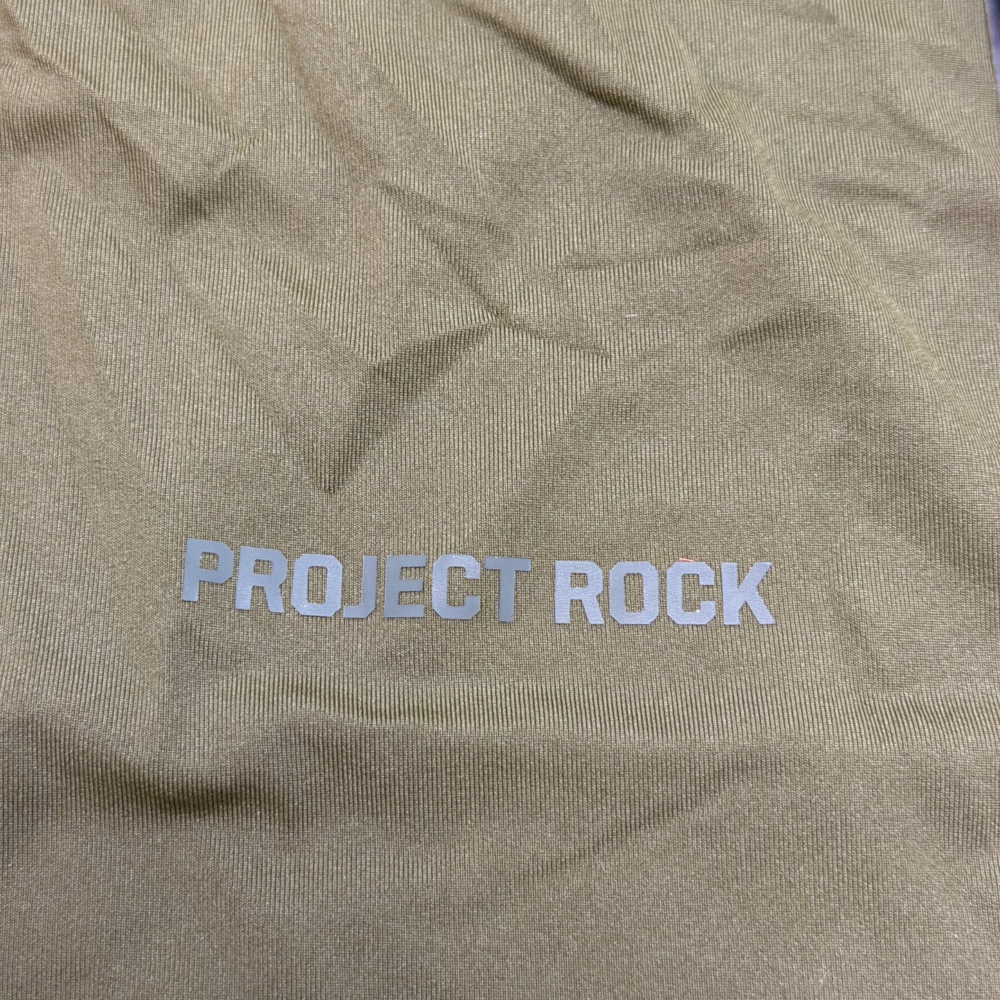 NWT Under Armour Project Rock Iso-Chill Long Sleeve Shirt Olive Green Large