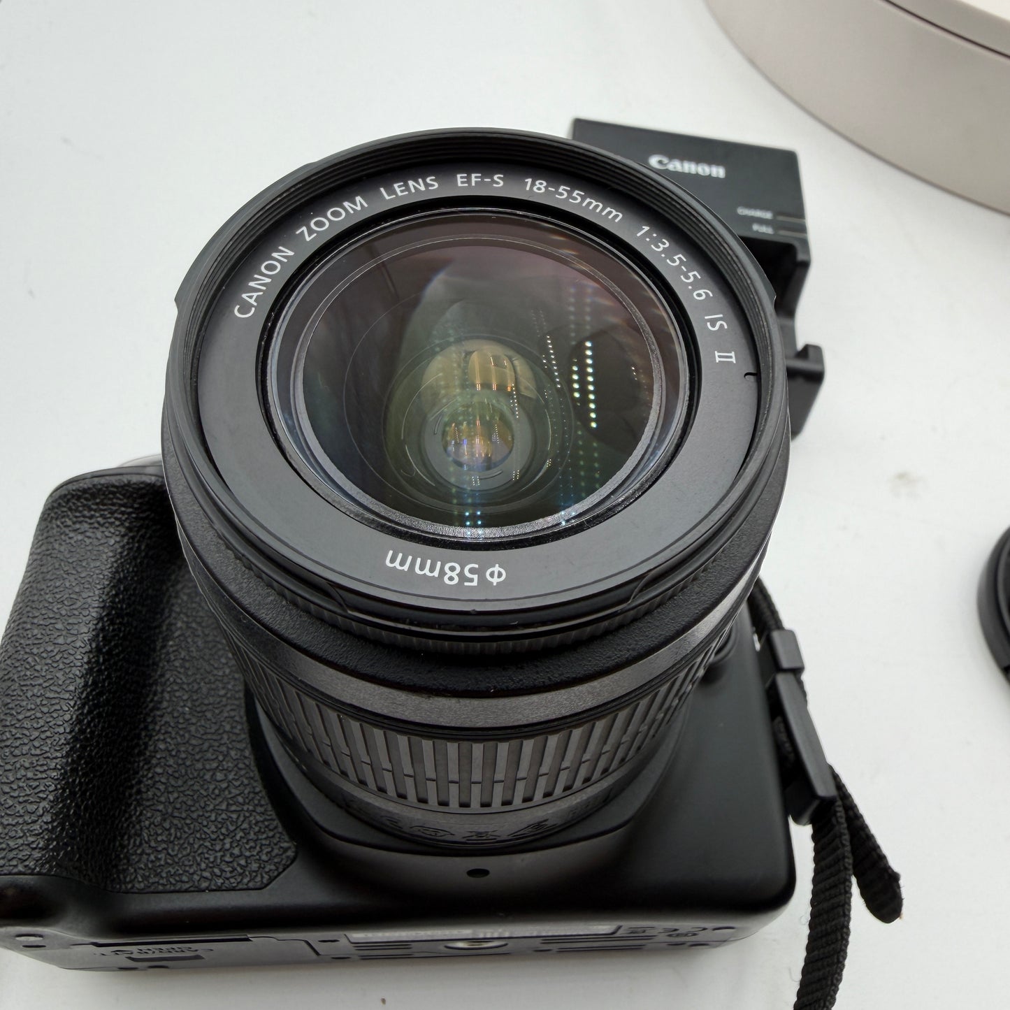 Canon EOS Rebel T6 Digital Camera Black w/ Case, Charger & 18-55mm Lens