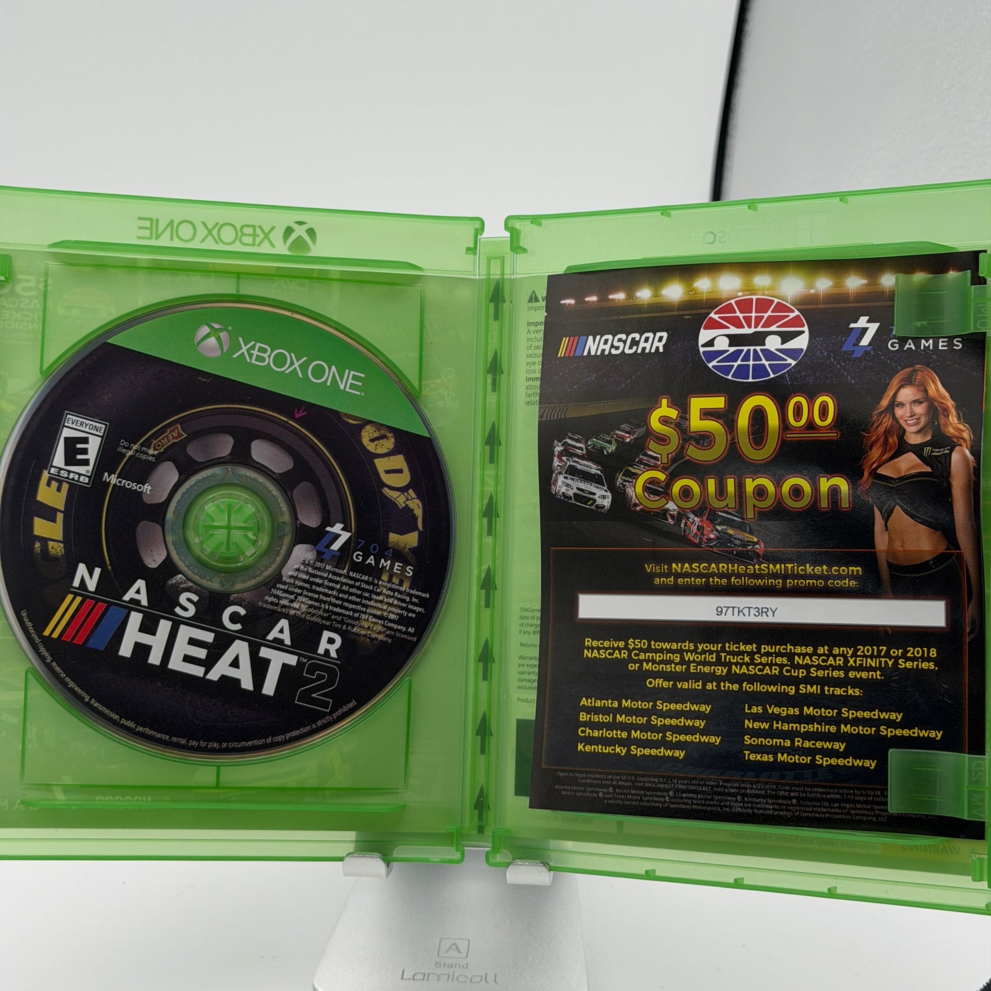 NASCAR Heat 2 Xbox One Video Game Used With Box