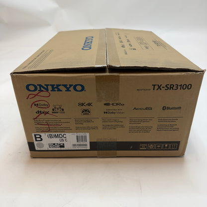 Onkyo TX-SR3100 AV Receiver Black New In Box