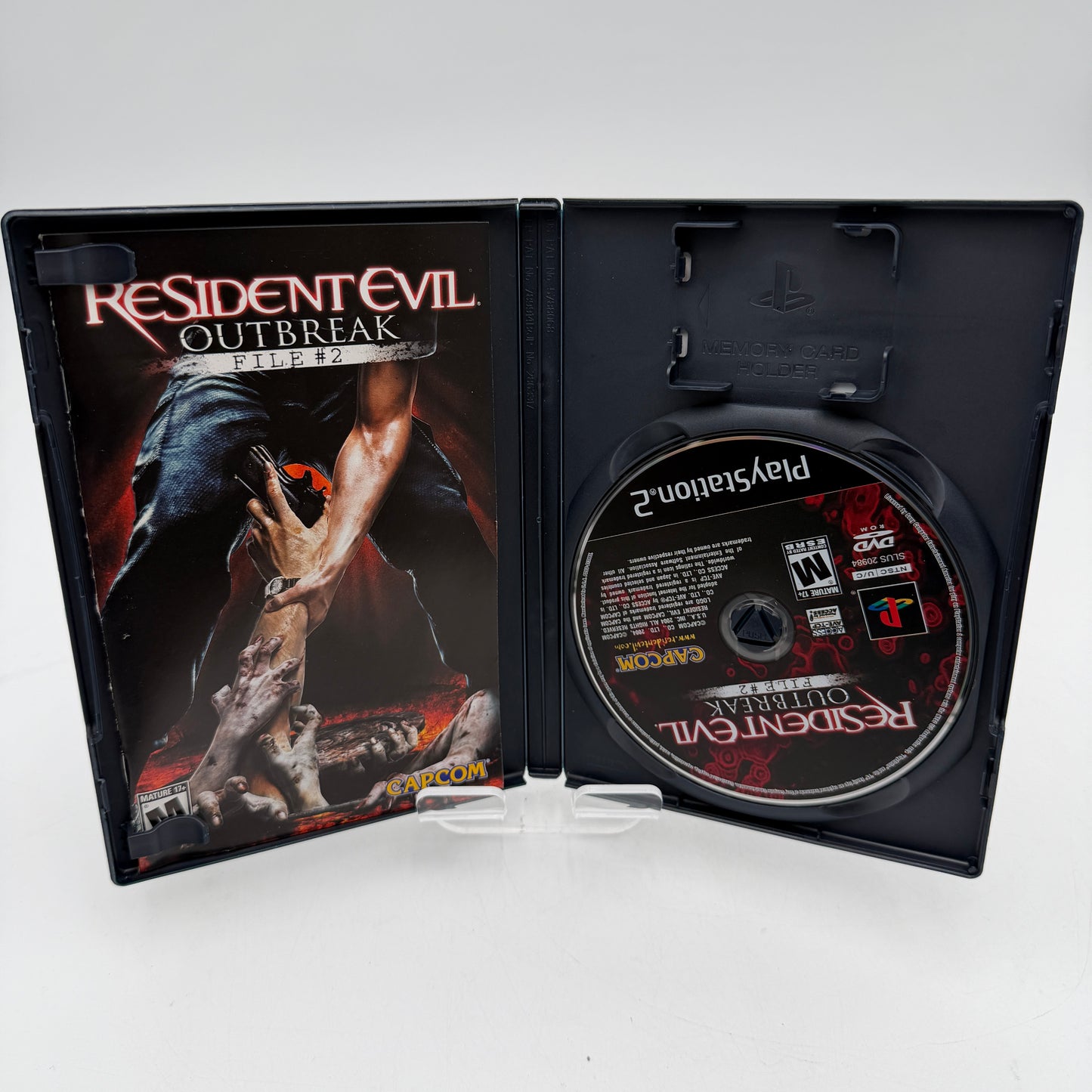 Playstation 2 Resident Evil Outbreak File 2 Video Game - Used With Box