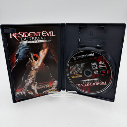Playstation 2 Resident Evil Outbreak File 2 Video Game - Used With Box