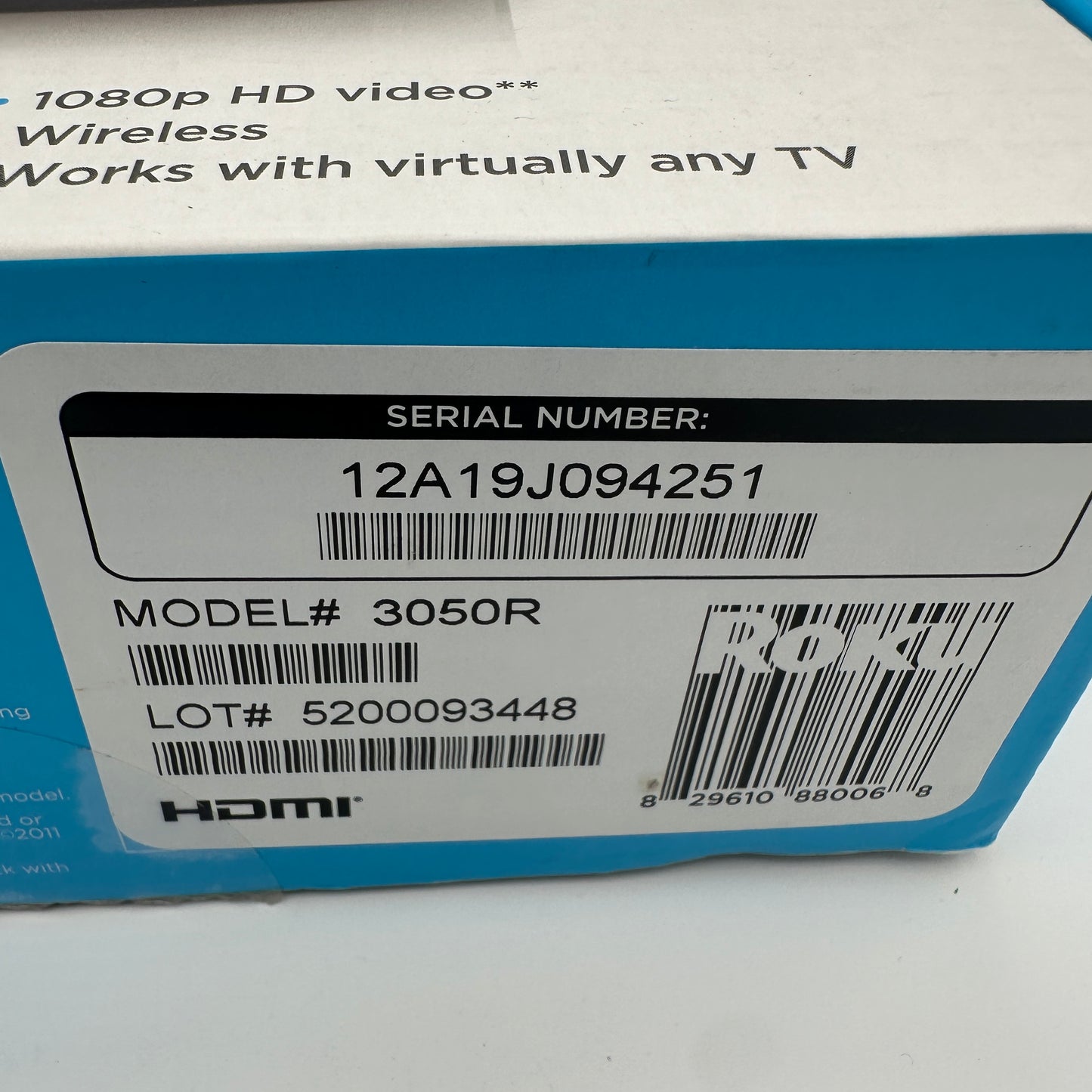 Roku 2 XD Streaming Player Model 3050R