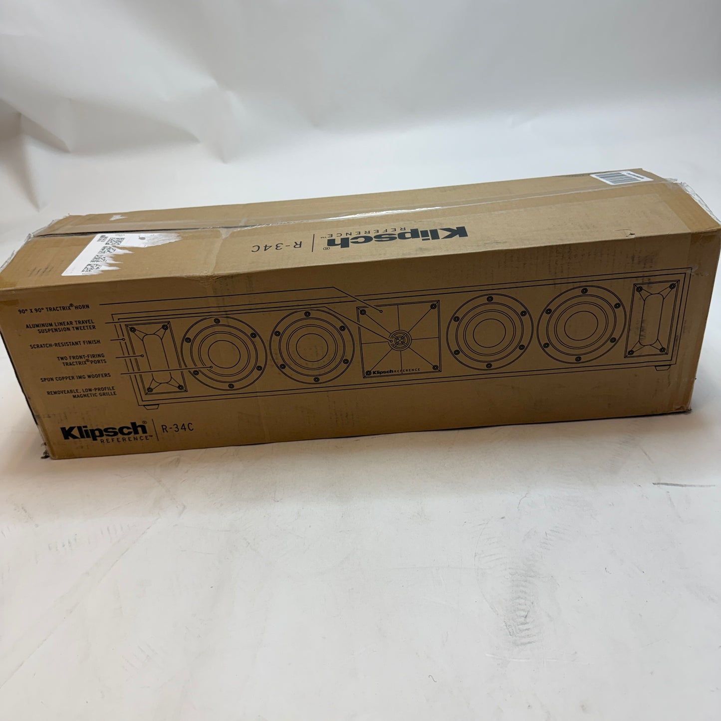 Klipsch R-34C Center Speaker Black New In Box