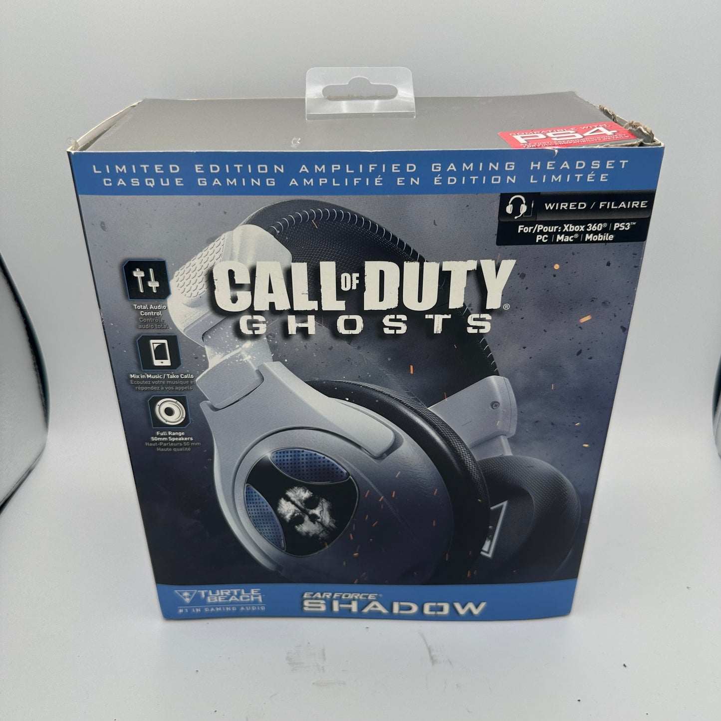 Turtle Beach Ear Force Shadow Call of Duty Ghosts Edition Gaming Headset READ