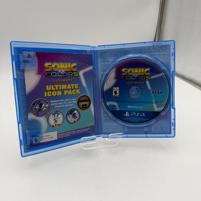 Playstation 4 Sonic Colors Ultimate With Box