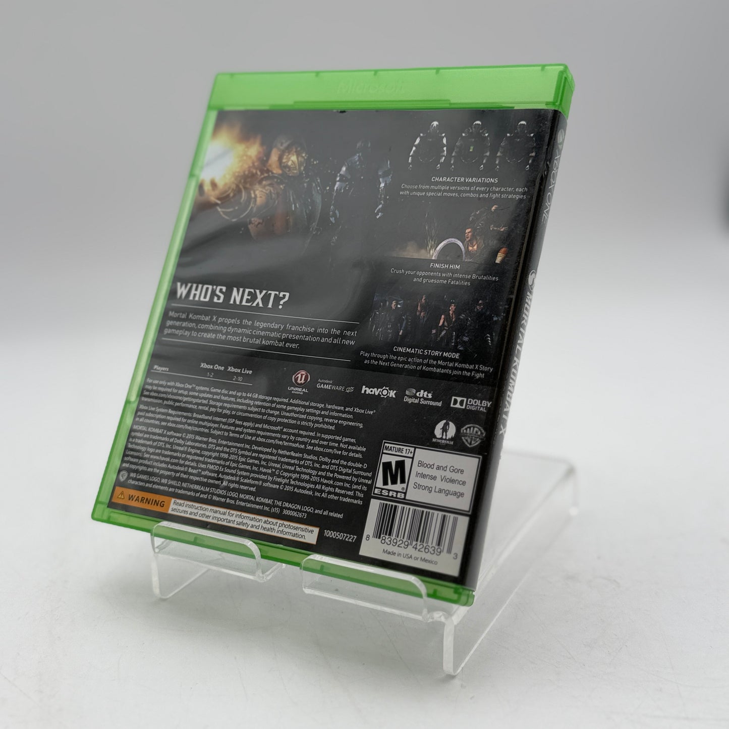 Mortal Kombat X Xbox One