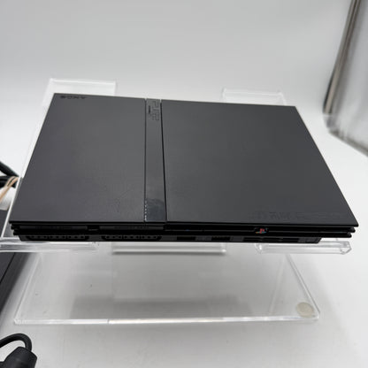 Sony PlayStation 2 Slim (SCPH-75001) Two controllers