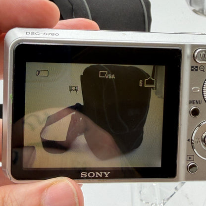 Sony Cyber-Shot DSC-S780 Digital Camera Silver TESTED