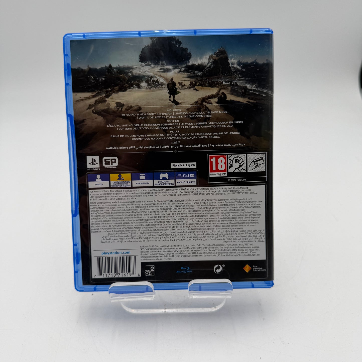 PlayStation 4 Ghost of Tsushima: Director's Cut Video Game with Box Used