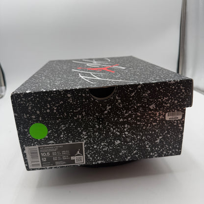New In Box Jordan Air Jordan 4 Retro White/Black Neutral Grey DH6927-111 10.5