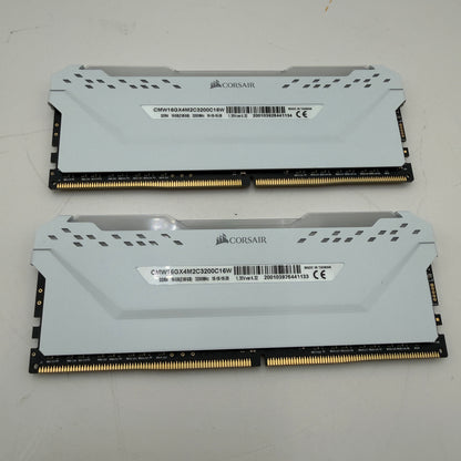 CORSAIR Vengeance RGB Pro 16GB (2x8GB) DDR4 3200MHz White RAM