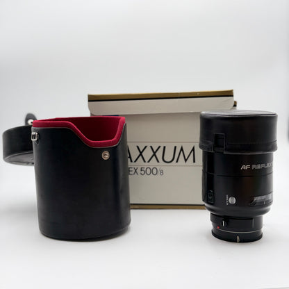 Minolta Maxxum AF Reflex 500mm f8 Camera Lens With Box