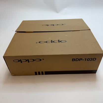OPPO BDP-103D Blu-Ray Disc Player Black Used With Box