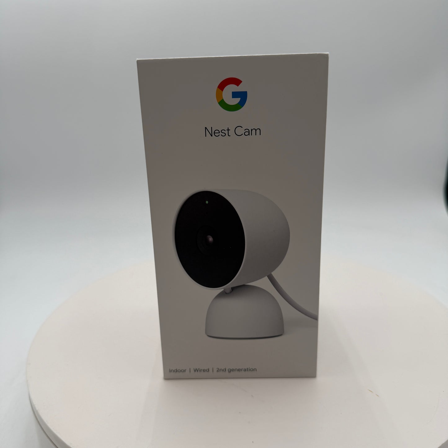 Nest Cam Indoor Wired 2nd Gen Snow Security Camera - White