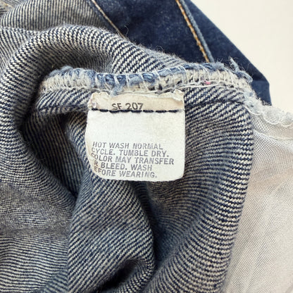 Vintage 80's Levi's Women's Jeans Denim SF 207 Blue 28x30 Used