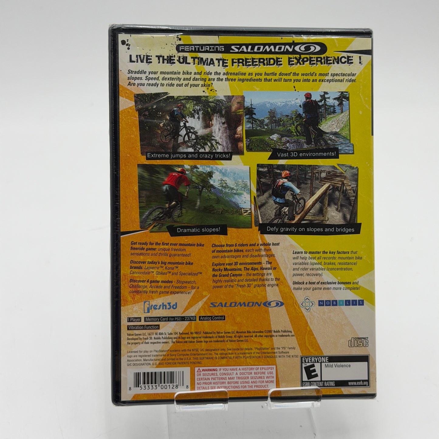 Playstation 2 Mountain Bike Adrenaline Game with Box and Manual Brand New Factory Sealed