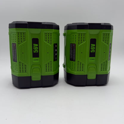 Replacement for EGO Lithium Ion 56V 10Ah RYGB08L Battery Lot of 2
