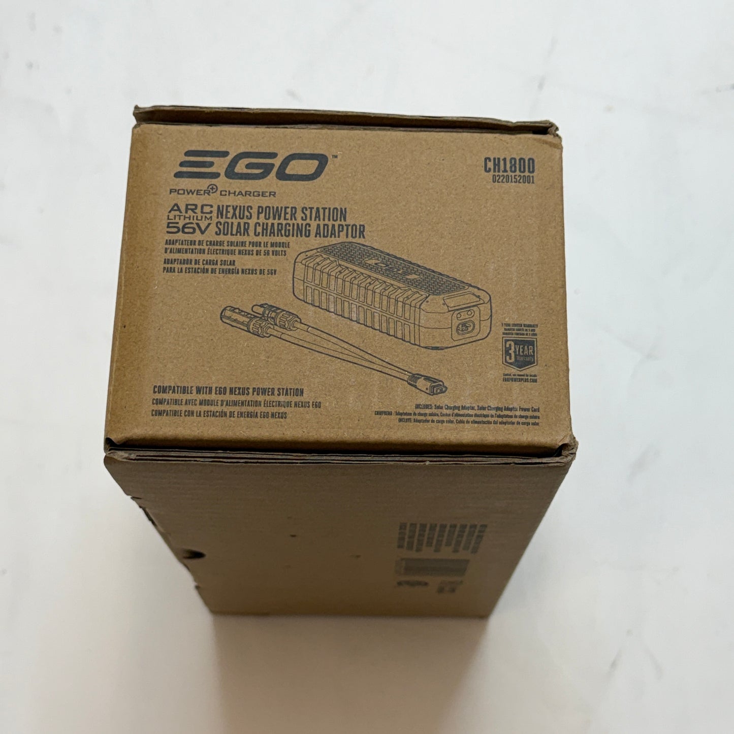 EGO Nexus Power Station Solar Adapter Black New In Box