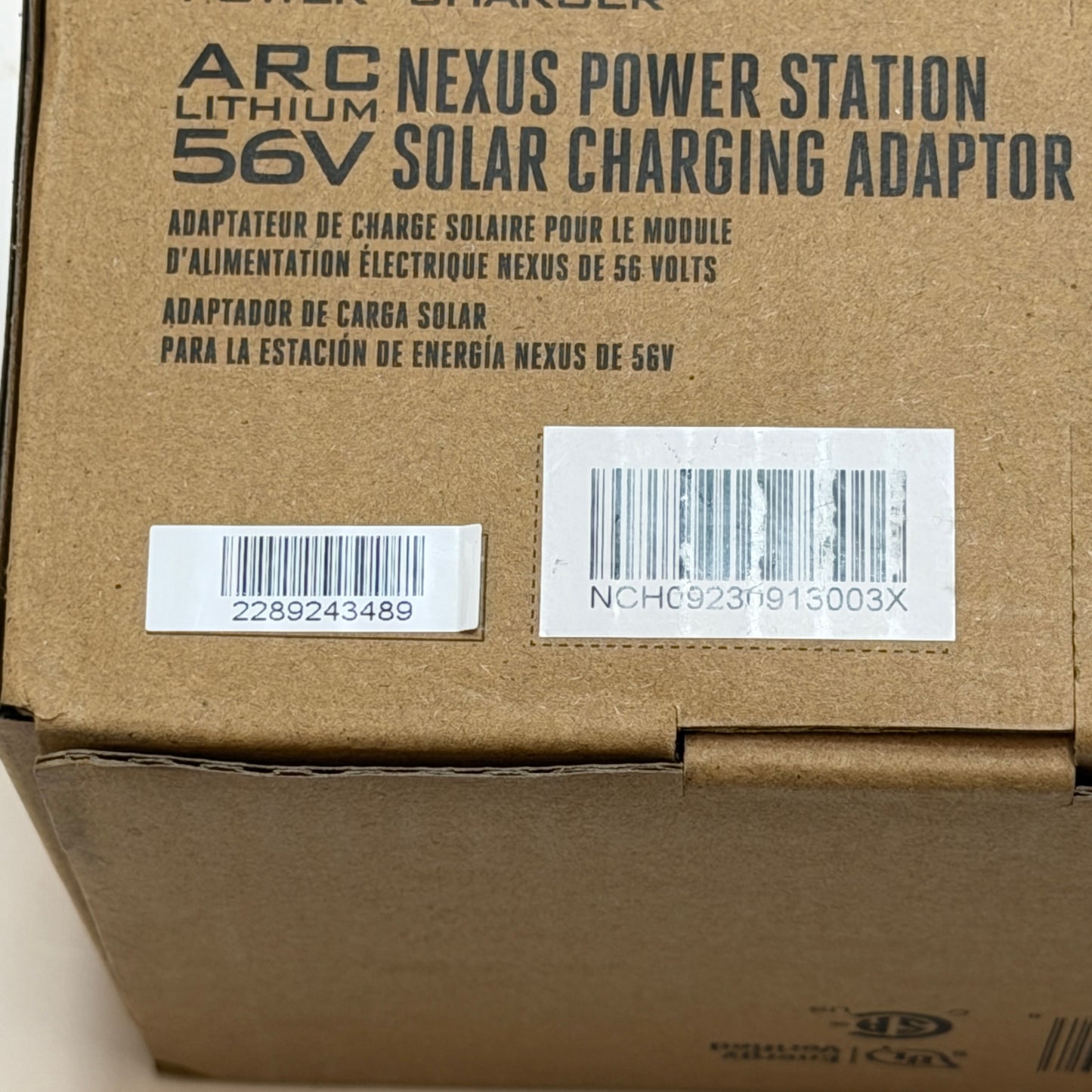 EGO Nexus Power Station Solar Adapter Black New In Box