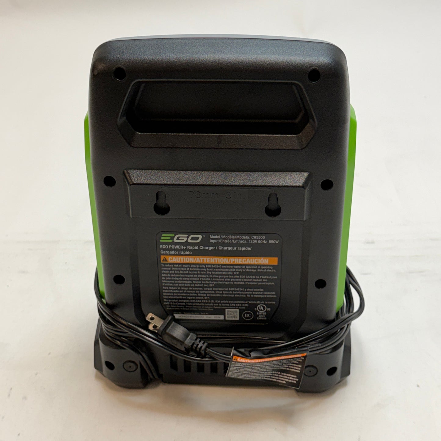 EGO Power+ CH500 Rapid Charger