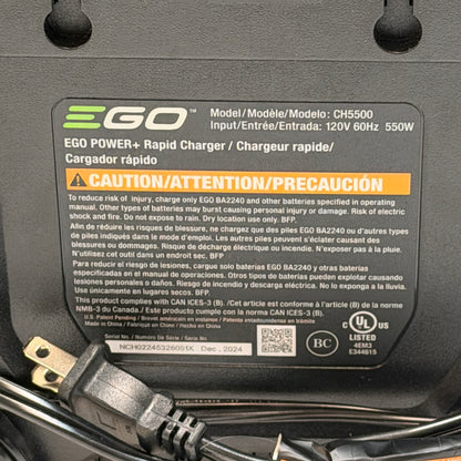 EGO Power+ CH500 Rapid Charger