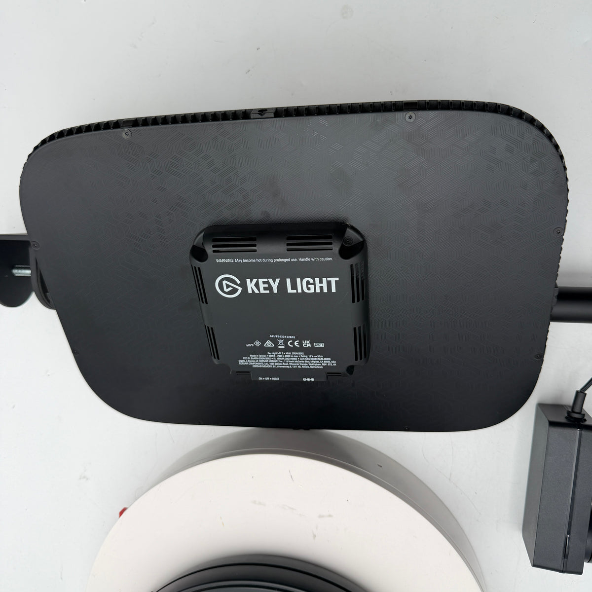 El Gato Key Light with Desk Mount - Black
