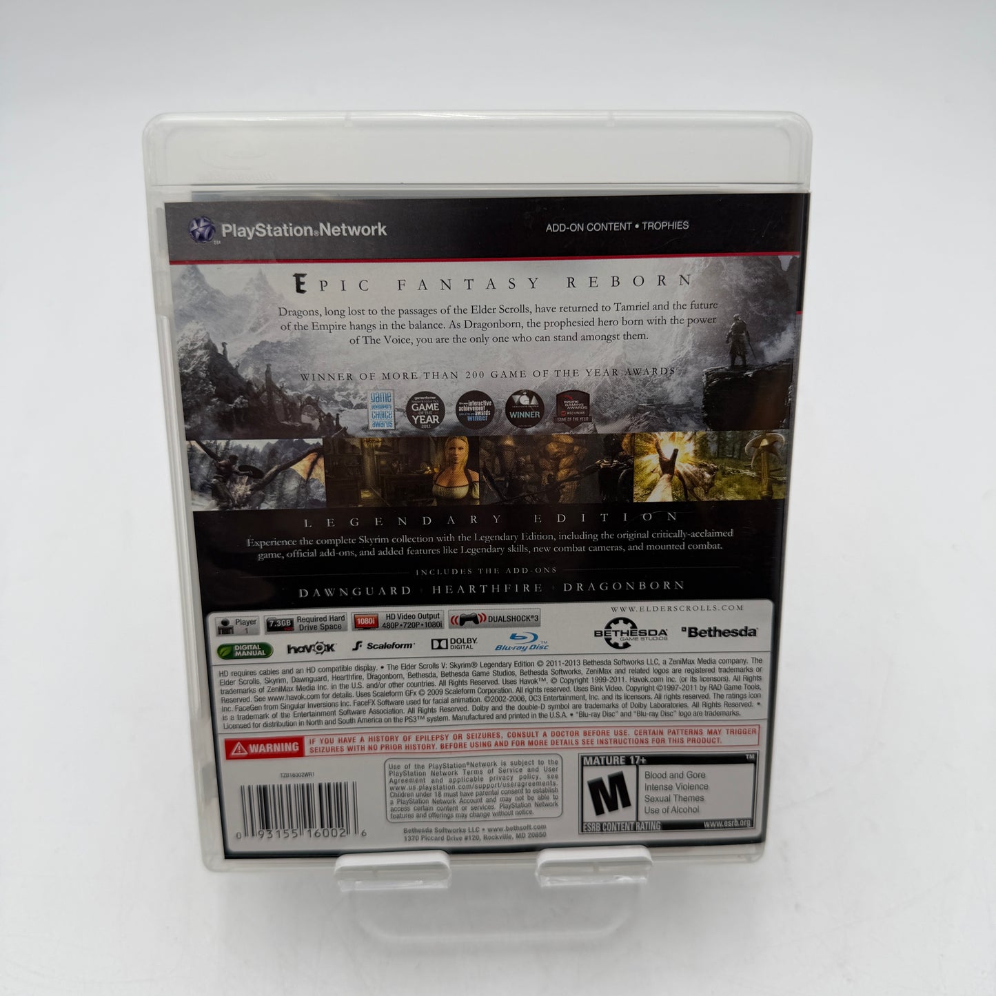 Elder Scrolls V: Skyrim Legendary Edition - Sony PlayStation 3