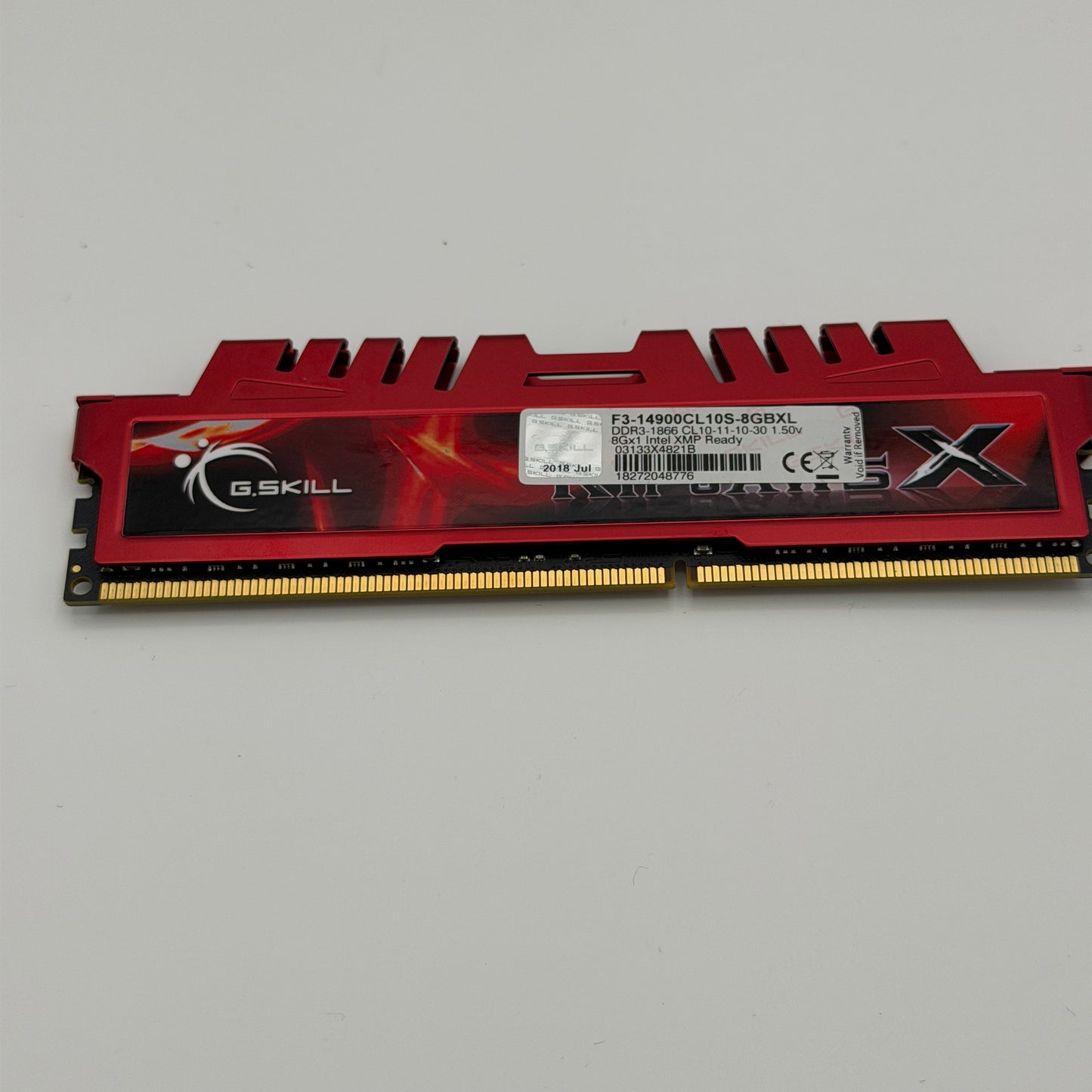 G.SKILL 8GB 1866 Used RAM - Red