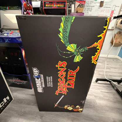 Arcade1UP Dragons Lair Arcarde Black New In Box RARE!