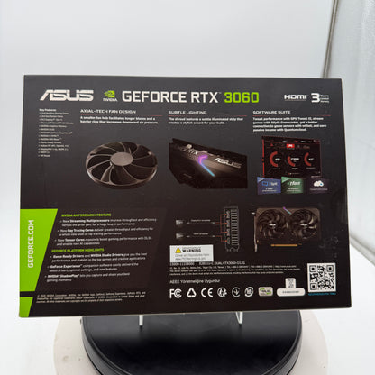 Asus GeForce RTX 3060 OC 12GB GDDR6 Graphics Card - Black