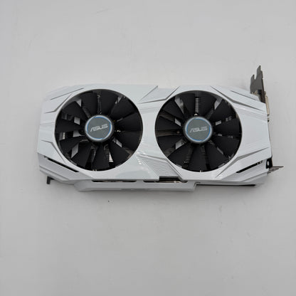 Used Asus GeForce GTX 1060 3GB GDDR5 Graphics Card DUAL-GTX1060-03G White