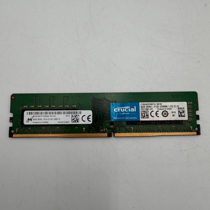 Micron Crucial 8GB 1Rx8 PC4-2400T RAM Desktop Memory