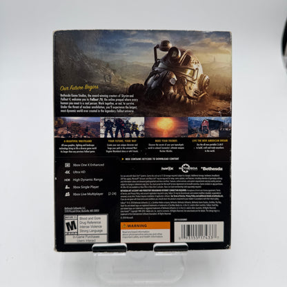 Xbox One Fallout 76 Walmart Steelbook Edition with Box