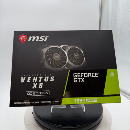 MSI GeForce RTX 1660 Super Ventus XS 6GB GDDR6 Graphics Card