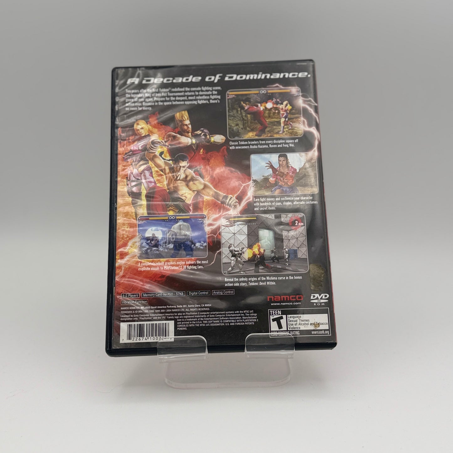 Sony PlayStation 2 Tekken 5 Complete w/ Case, Inserts & Manual