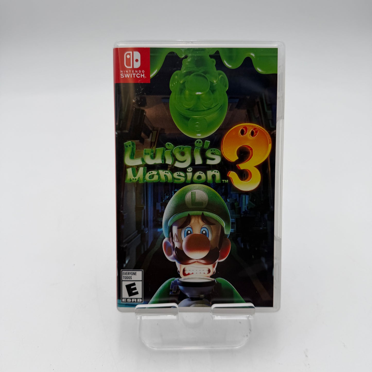 Nintendo Switch Luigi's Mansion 3 Video Game White Used