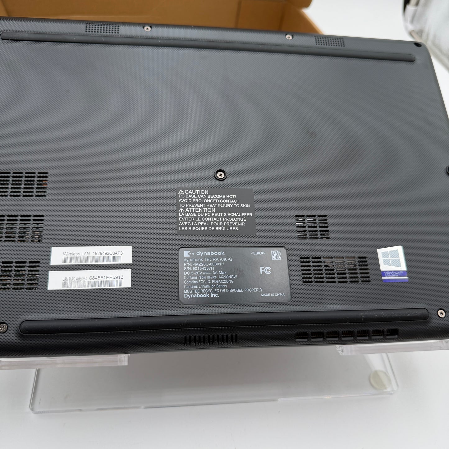 Toshiba dynabook tecra a40-g 14-inch Intel Celeron 16GB 1TB Black Laptop