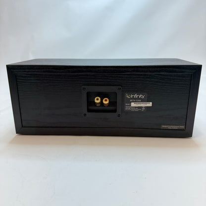 Infinity Beta C250 Center Channel Speaker Black MINTY!!