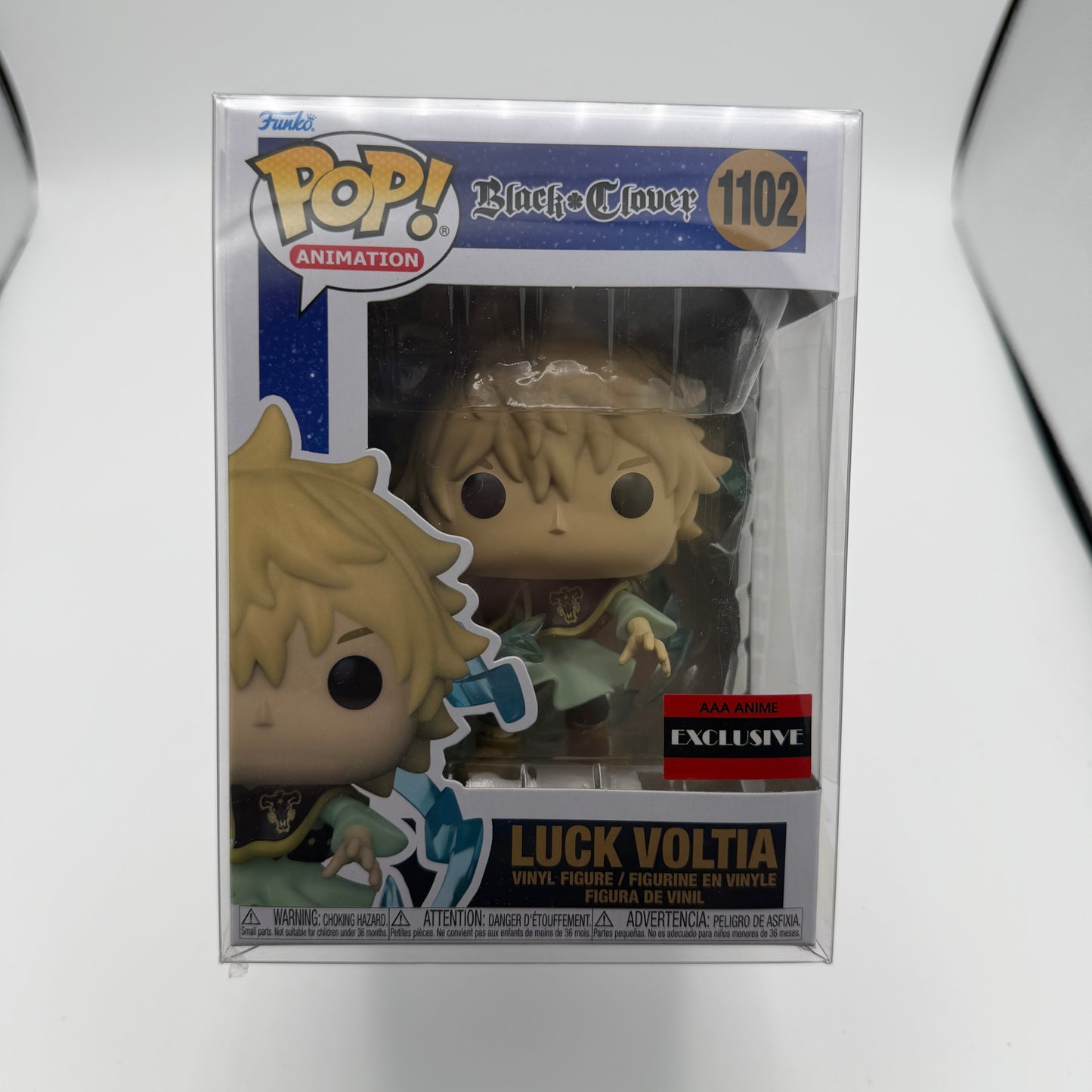 Funko Pop! Vinyl Black Clover Luck Voltia AAA Anime Exclusive #1102 Collectible Figure