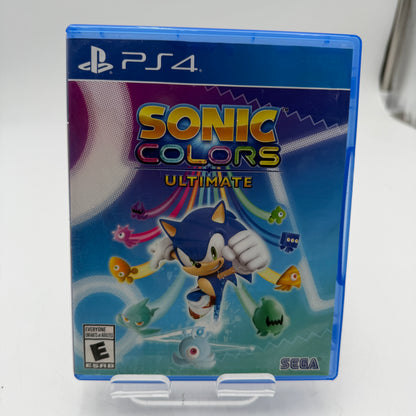 Playstation 4 Sonic Colors Ultimate With Box