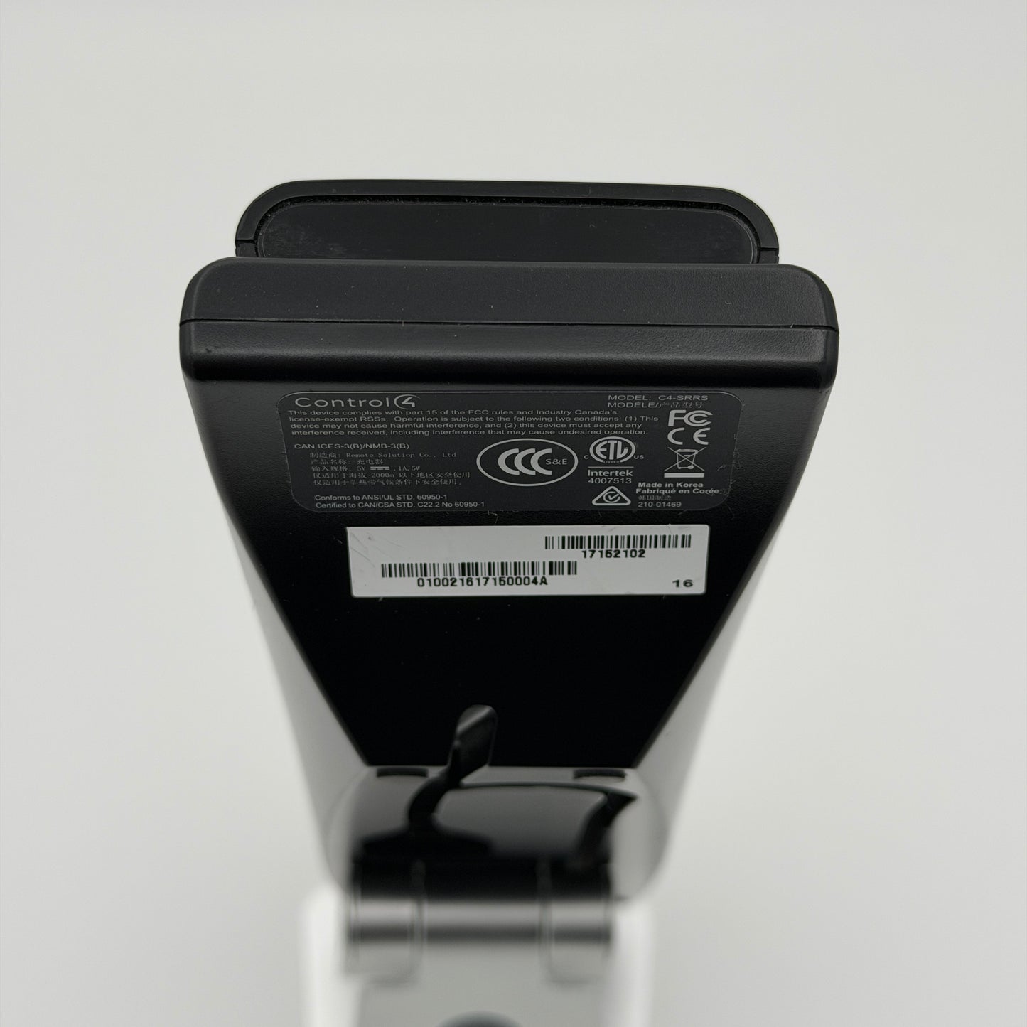 Control 4 SRRS Remote with Charging Dock