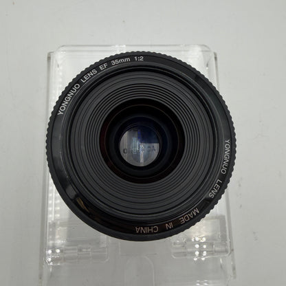 YONGNUO EF 35mm 1.2 Camera Lens - Black - Used A Condition