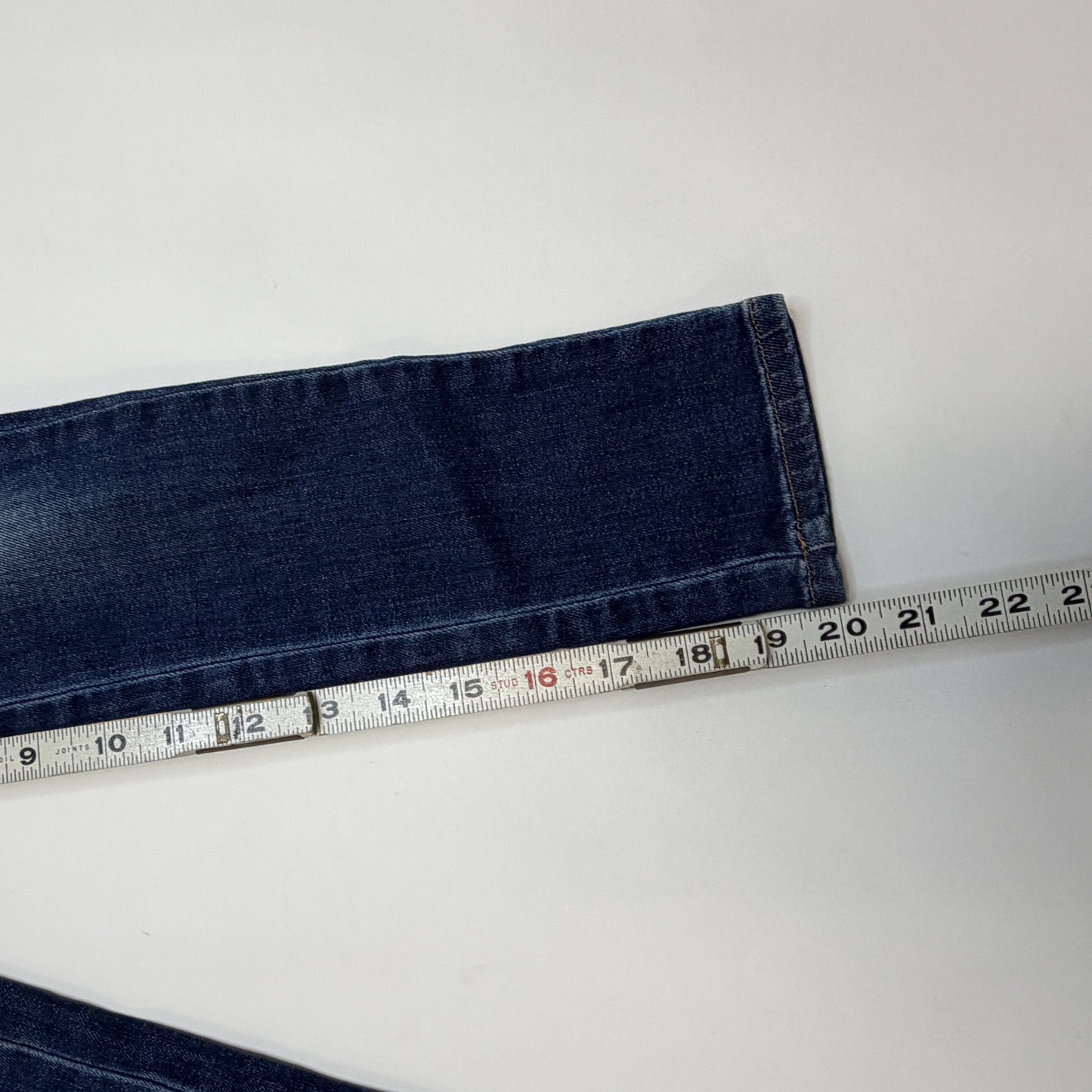 Gucci Kids Girls Dark Wash Blue Denim Skinny Jeans, Size 6