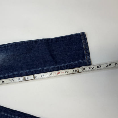 Gucci Kids Girls Dark Wash Blue Denim Skinny Jeans, Size 6