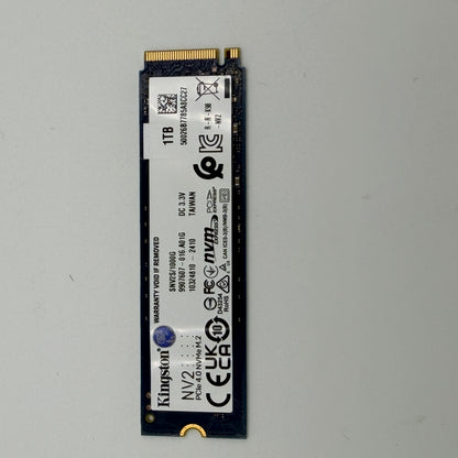 Kingston NV2 1TB M.2 NVMe Gen 4.0 x4 SSD SNV2S/1000G